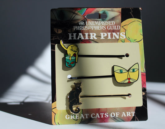 Great Cats of Art Hair Pins