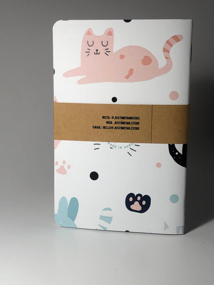 Meow Notebook - 2 Pocket Sized Grid Notebooks