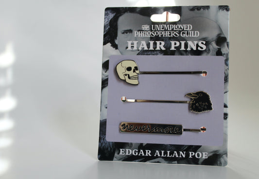 Edgar Allan Poe Hair Pins